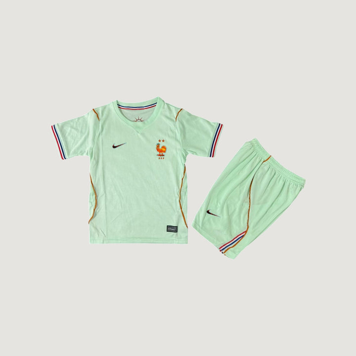 France – Ensemble Enfant Extérieur CDM 2026/27 – Vert Menthe - Face