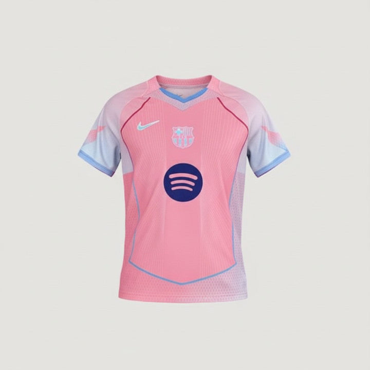FC Barcelone – Maillot Concept 25/26 – Rose & Bleu Ciel