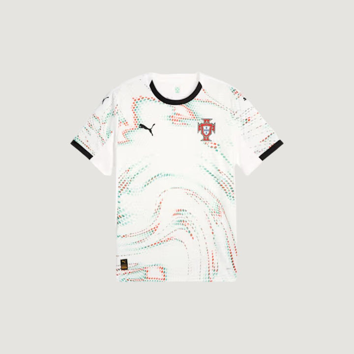 Portugal - Maillot Extérieur 2025 - Blanc,Vert, Noir