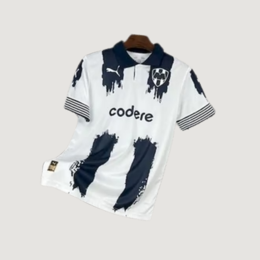 C.F. Monterrey – Maillot Extérieur 2025/26 – Blanc & Bleu Marine