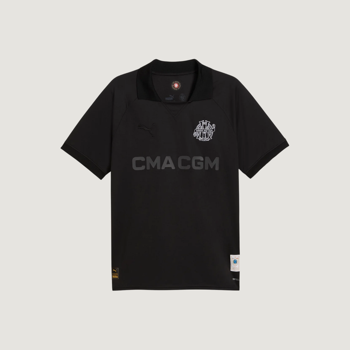 Olympique de Marseille – Maillot Anniversaire 125 Ans 24/25 – Noir