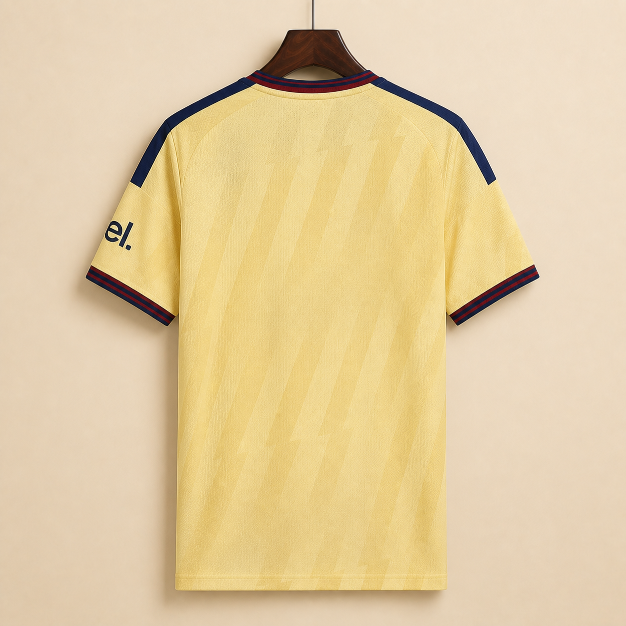 Arsenal - Troisième maillot 2026/27 - Jaune Pâle - Vue arrière