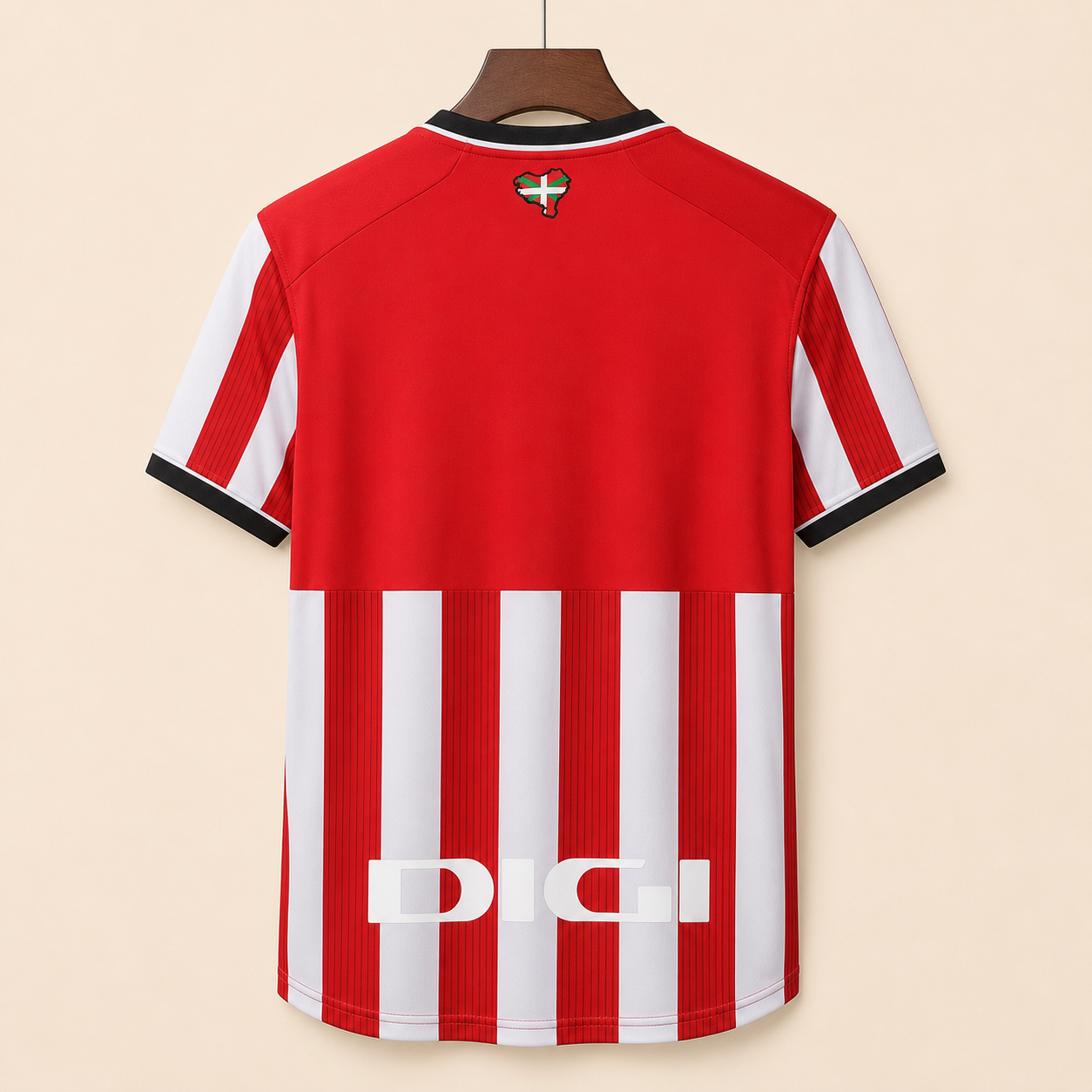 Athletic Club - Maillot domicile 2026/27 - Rouge et blanc - Vue arrière