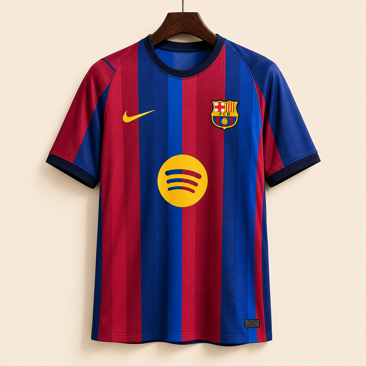 FC Barcelone - Maillot domicile 2026/27 - Bleu et Grenat - Vue avant