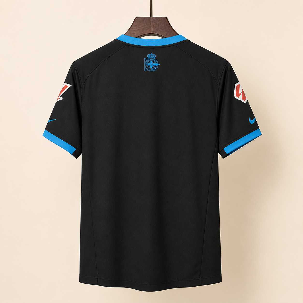 Deportivo La Corogne - Maillot extérieur 2026/27 - Noir et bleu - Vue arrière