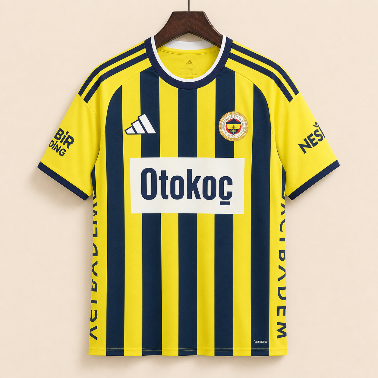 Fenerbahçe - Maillot domicile 2026/27 - Jaune et Bleu Marine