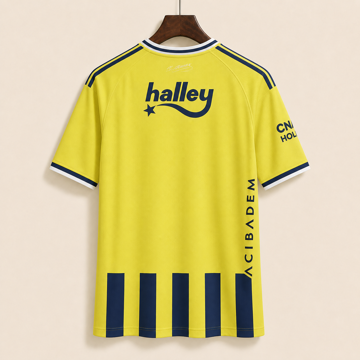 Fenerbahçe - Maillot domicile 2026/27 - Jaune et Bleu Marine