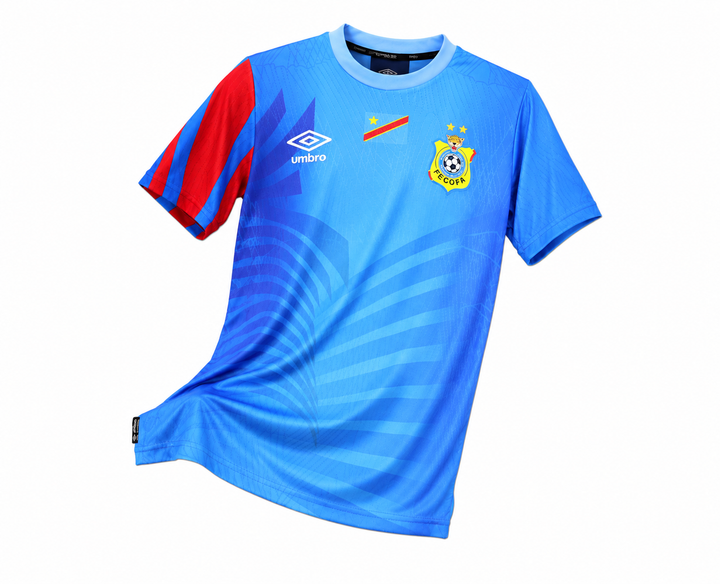 RD Congo – Maillot Domicile 25/26 – Bleu & Rouge