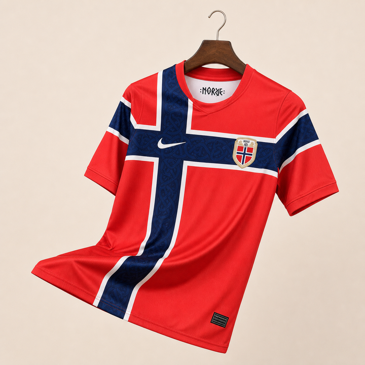 Norvège - Maillot Domicile Coupe du Monde 2026 - Rouge