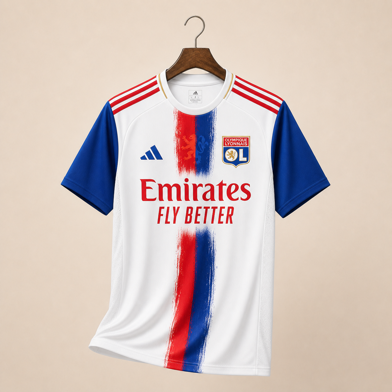 Ol - Maillot domicile 2026/27 - Vue avant