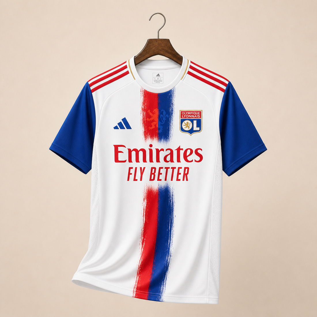 Ol - Maillot domicile 2026/27 - Vue avant