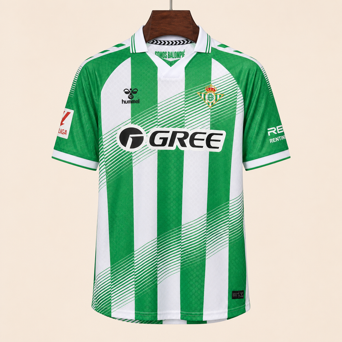 Real Betis - Maillot domicile 2026/27 - Vert et blanc - Vue avant