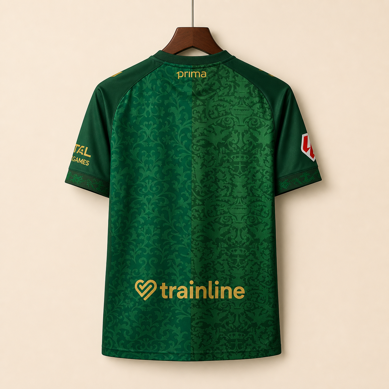 Real Betis - Maillot extérieur 2026/27 - Vert et or - Vue arrière