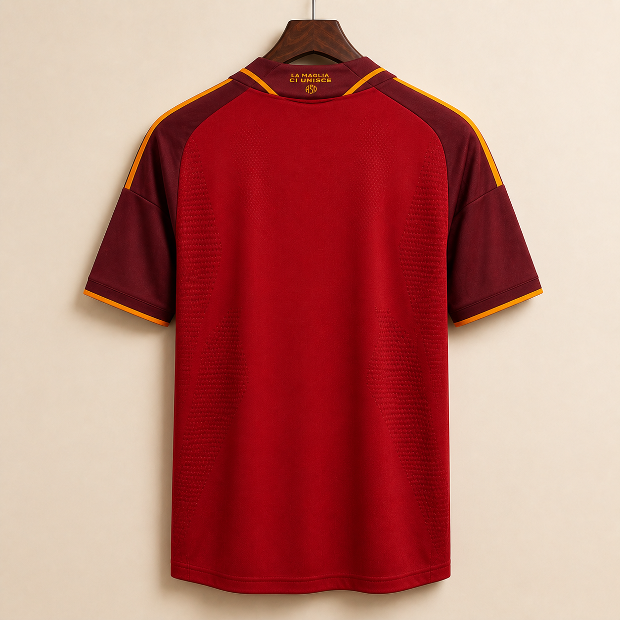AS Roma - Maillot domicile 2026/27 - Rouge - Vue arrière